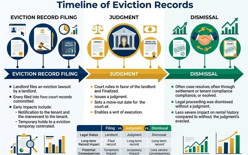Eviction record timeline graphic