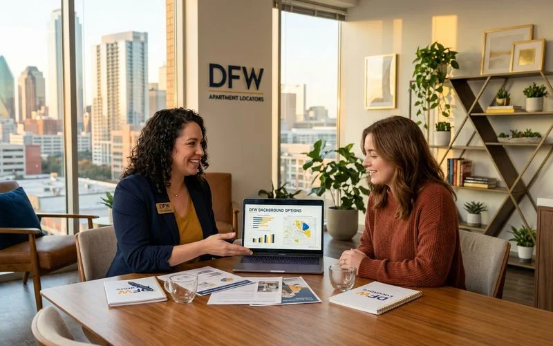 Supportive meeting with background-flagged renter