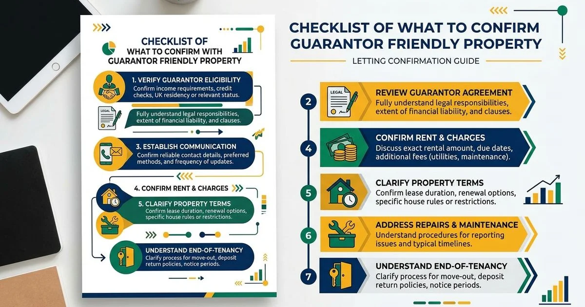 Guarantor confirmation checklist