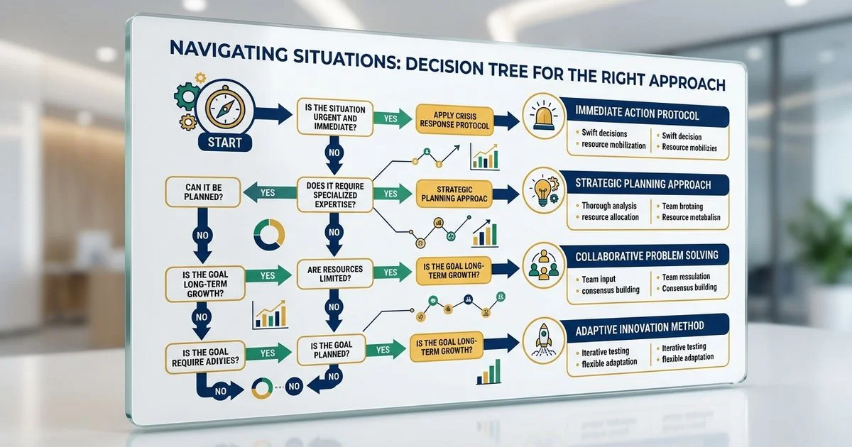 Decision-tree graphic for renter situations