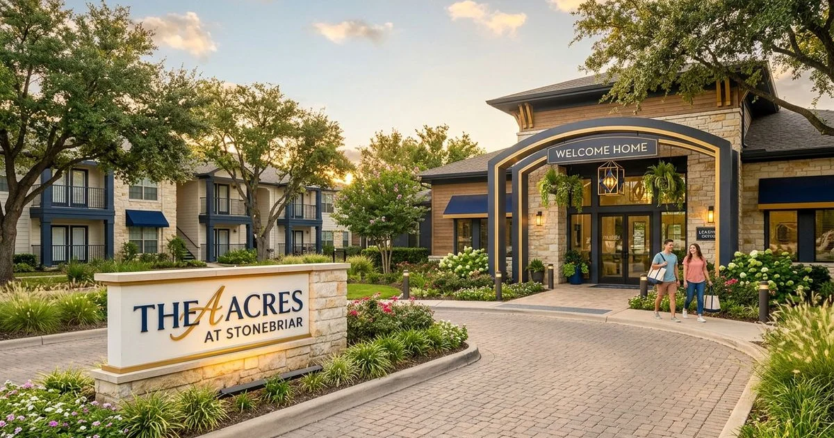 DFW garden-style community exterior