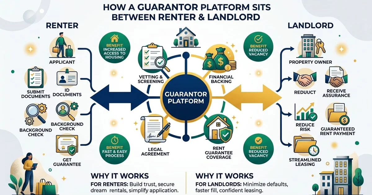 Guarantor platform flow diagram
