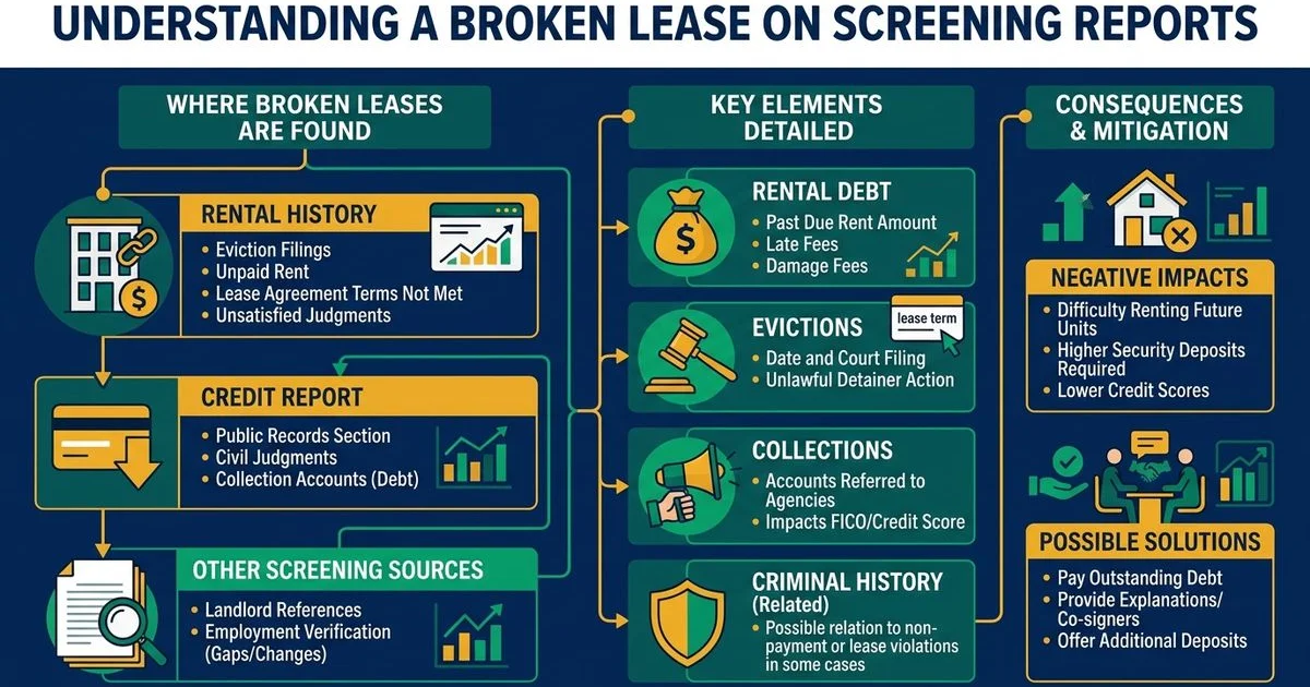 Broken lease on screening report explainer