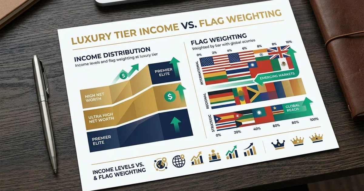 Income vs flag weighting infographic