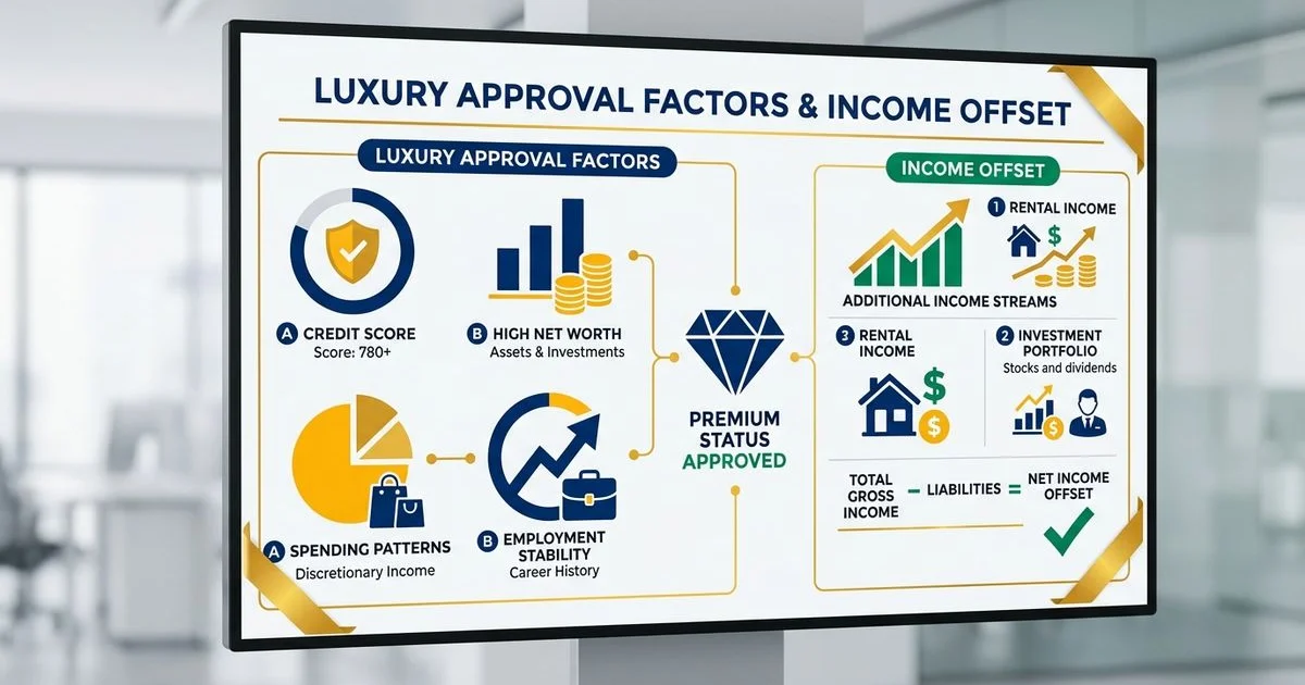 Luxury approval factors infographic