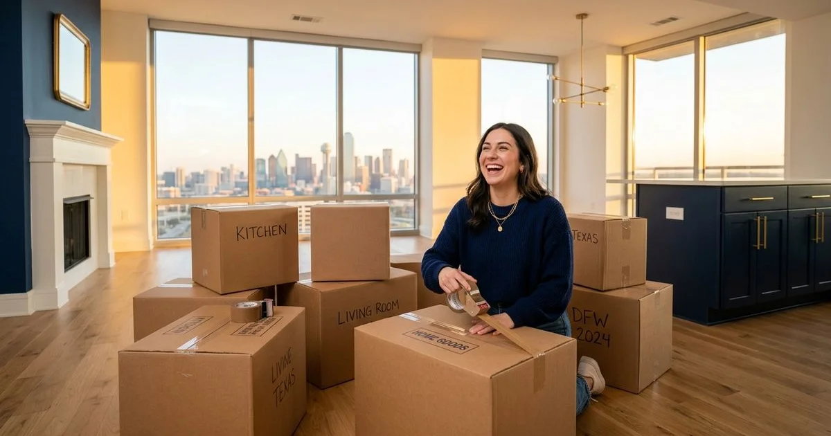 Moving into a first DFW apartment