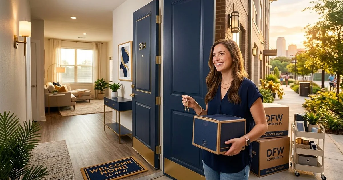 Summer move-in at a DFW apartment community