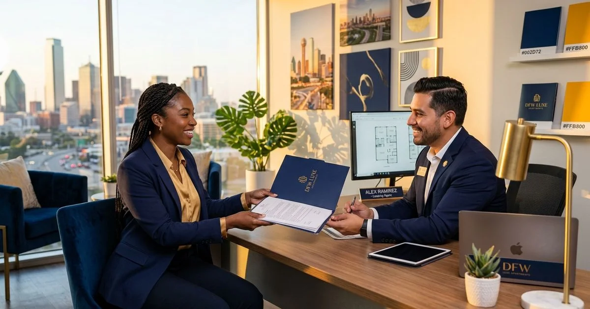Renter presenting application packet