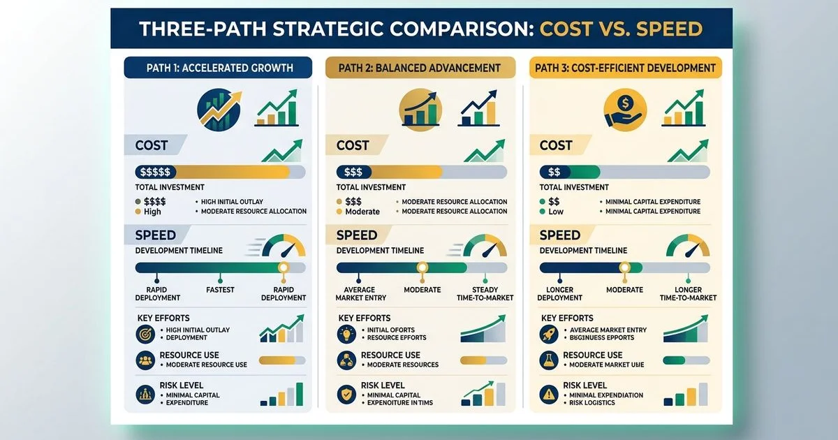 Three rental debt path comparison