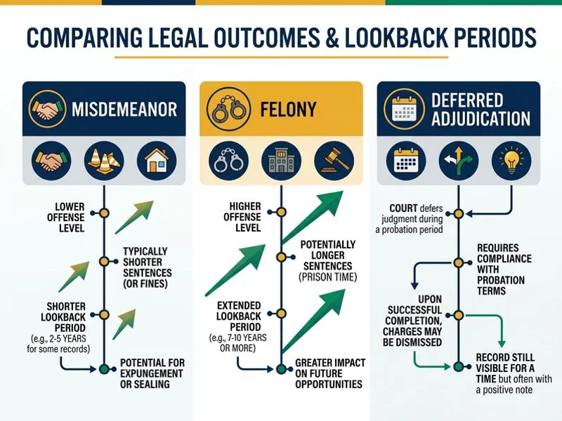 Background lookback timeline infographic