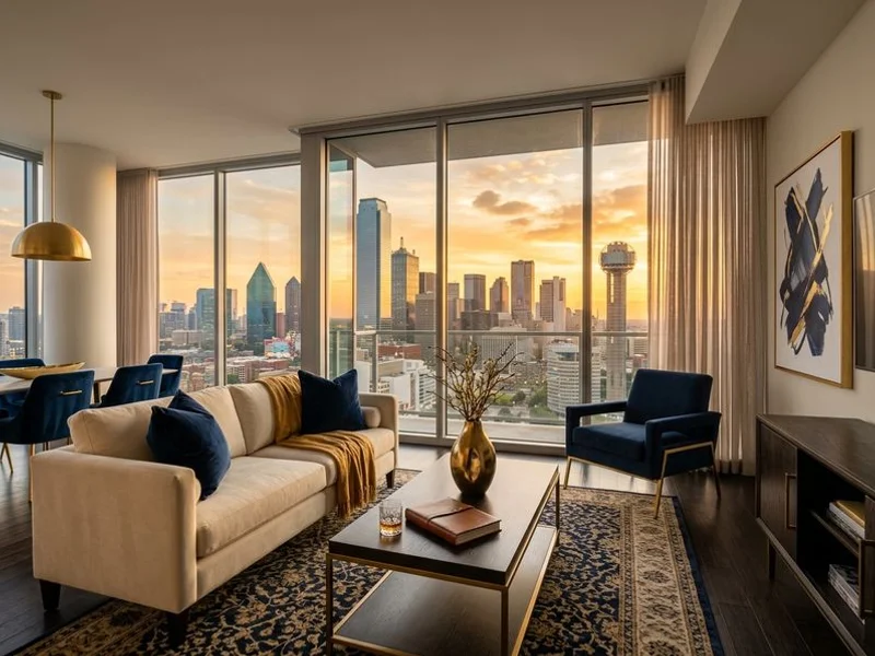 Upscale Uptown apartment interior